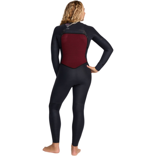 Roupa De Mergulho Feminina Roxy Swell Natural 4/3mm Com Chest Zip 2026 26BW213509 - Estampa Animal